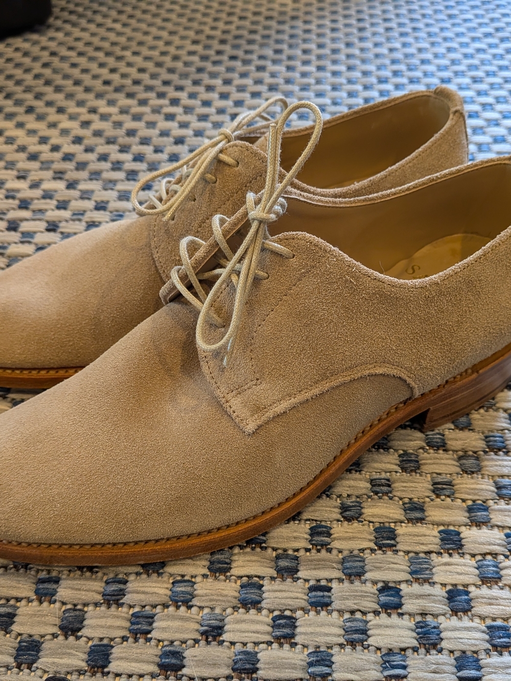 Sanders x Todd Snyder Suede Unlined Derbies